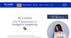Desktop Screenshot of pc-e.de
